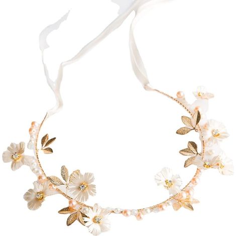 Headband - Pearl And Rhinestone Wedding Hair Wreath - For Bridal Prom Party Ceremony - One Piece (1/5)