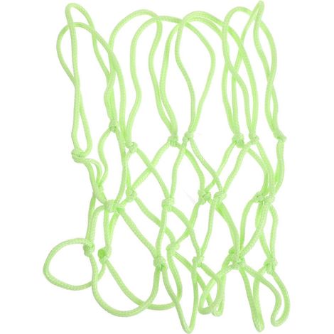 Cadre de panier de basket-ball en nylon pour enfants, idéal pour les sports d'intérieur et d'extérieur. Installation facile. Lot de 2. (1/5)