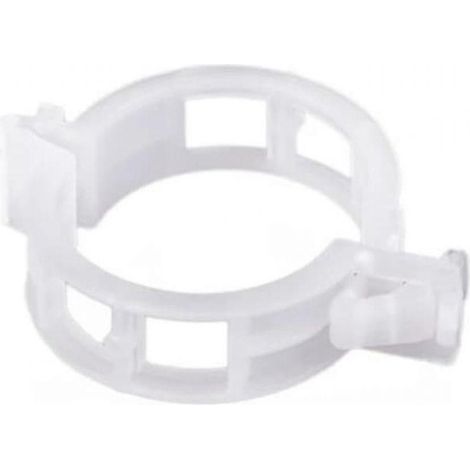 Clips de support pour plantes - Polyester - Pour plantes de jardin et plantes grimpantes - 100 pièces - Blanc (1/5)