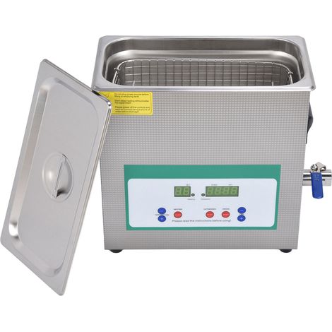 Ultraschallreiniger mit 6,5 l Fassungsvermögen, Timer, Standby-Modus, 180 W, EU-Stecker, 200–240 V, 50 Hz (1/5)