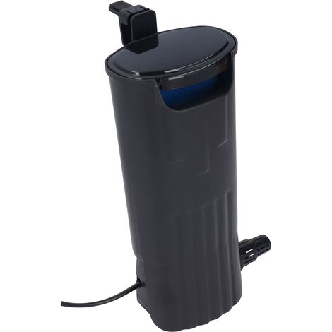 Filtre pour aquarium tortue 5W, débit 600L/h, cycle d'eau en cascade, fonctionnement silencieux, petit format, 220V CN (1/5)