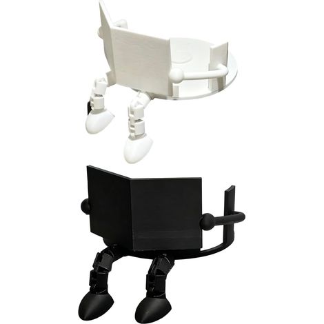 Porte-rouleau de papier toilette original avec siège intégré.