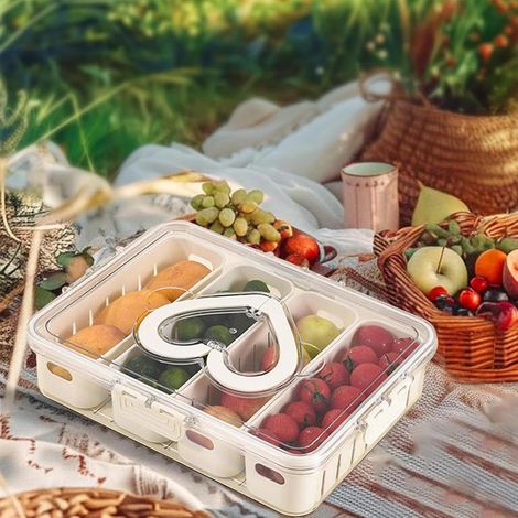 Boîtes de Rangement pour Fruits Boîte à Snacks 8 (1/4)