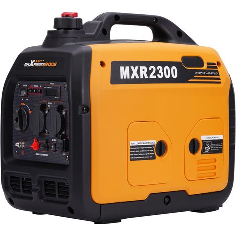 [JAMAIS UTILISE] Maxpeedingrods – Groupe électrogène inverter 2300W essence 4 temps – 2 prises 230V et USB – Silencieux 58dB – Autonomie 11h – Léger 18,5kg pour camping
