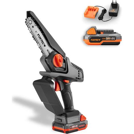 FUXTEC Akku Handastschere 20V, 1,44Kg Gewicht, Schwertgröße von 15cm, Durchmesser von 10cm und einer Kettengeschwindigkeit von 4,6m/s FX-E1HAS20SET (1/5)