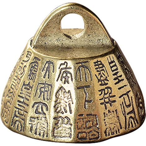Schwere, antike chinesische Figuren aus massivem Messing, ideal als Briefbeschwerer oder zur Dekoration von Büchern.