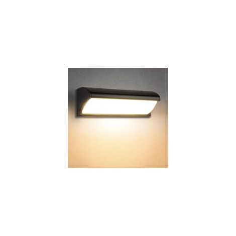 LED-Außenwandleuchte, 30 W, IP65 wasserdicht, geeignet für Gartenterrassen, Außenbeleuchtung, Wege, Höfe, Villen und Flure (30 W, warmweißes Licht). – Crezuo