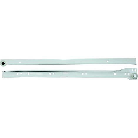 GUIDA PER CASSETTI ACCIAIO 30 CM LACCATO BIANCO