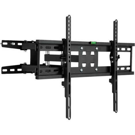TMDS-204 Full Motion TV Wall Mount for 32"-70" TVs, Supports 110Lbs, VESA 600x400, Tilt Range 0-15 Degrees