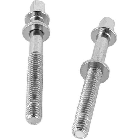 2 vis de serrage pour tambour en fer, tiges de tension en acier inoxydable, accessoire de remplacement pour percussion WC902 (1/5)