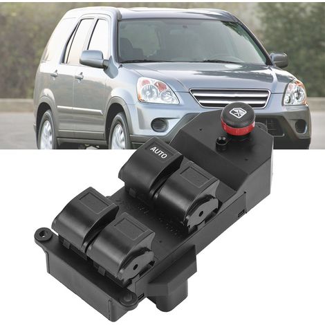 Fensterheberschalter für Honda CR-V (2002–2006) und Civic (2001–2005) – Steuermodul links 35750-SAE P03 ABS Schwarz OE-kompatibel (1/5)