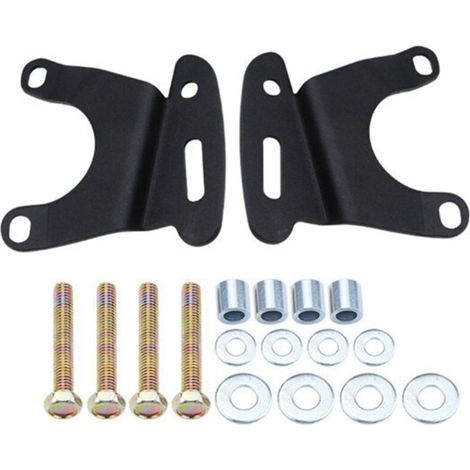 1 Stück. Farbe: Schwarz. Material: Metall. Modifizierte Halterung für den vorderen Rückspiegel am Motorrad. (1/4)