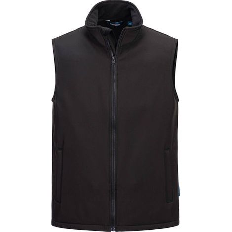 Chaleco softshell Print & Promo (2 capas) corta vientos TK22 5XL Negro
