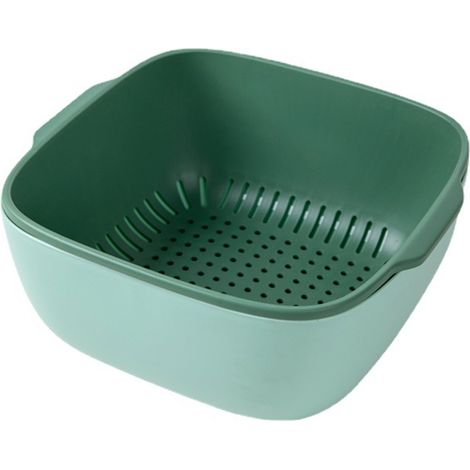 Square Strainer Medium Model Green 24.5 x 23 x 10.5 cm (1/5)