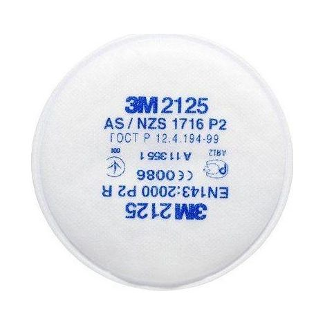 3M Filtri Antipolvere 2125 - Protezione FFP2 - 2 Pezzi