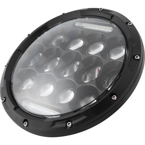 7-Zoll-LED-Scheinwerfer, 75 W, 6500 K, hohe Helligkeit, effizienter Scheinwerfer, passend für Jeep Wrangler (1/5)