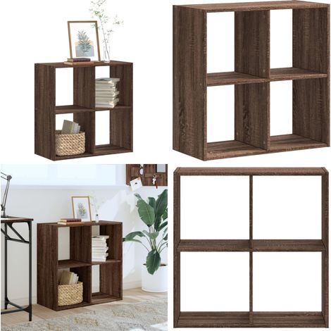 Bücherregal Braun Eichen-Optik 68,5x32x68,5 cm Holzwerkstoff - BucheRegal - Eiche Optik - Holzmöbel - Regal - Aufbewahrung - Home & Living (1/5)