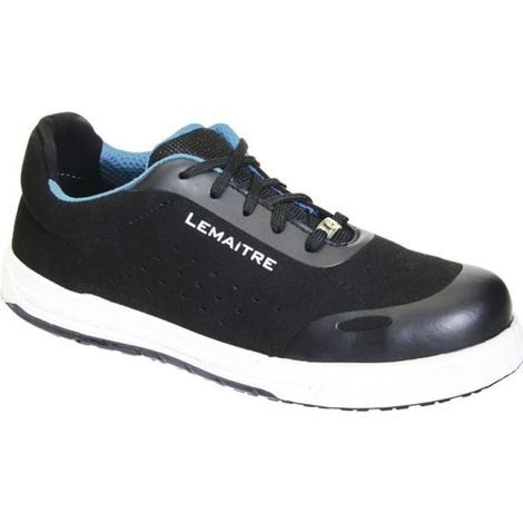 Zapatos de seguridad bajos ESD OHMEX S1P ESD SRC Negro/Blanco 45