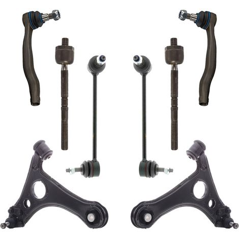 KIT BRACCIO OSCILLANTE 8 PEZZI COMPATIBILE CON MERCEDES-BENZ CLASSE VANEO (414) 1.7 CDI / Kit Sospensione Completo OE/OEM / Bracci Oscillanti + Testine Sterzo / Sostituzione Diretta OEM