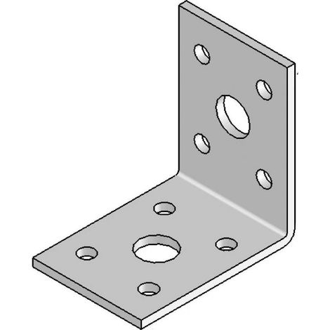 Équerre Sans Renfort - 50x50x35x2.5 mm - D-Work (1/2)