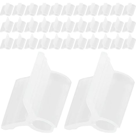 Clips de greffage en plastique de 3 mm, 100 pièces réutilisables, support pour plantes grimpantes, tomates, légumes et fruits, clips de fixation pour jardin (1/5)