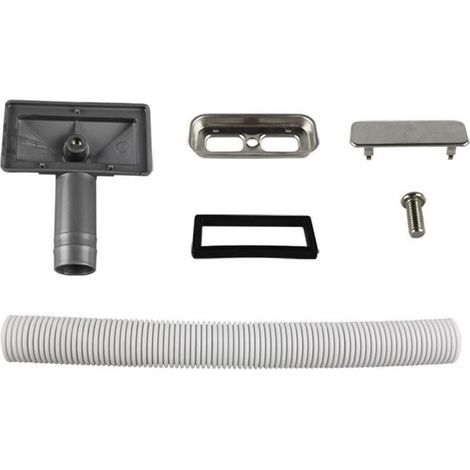 1 Pièce Tuyaux de Débordement Tube de débordement pour évier extensible Interface carrée (Taille: 75x40mm) Tube longueur 230-600mm Diamètre 26mm (diamètre intérieur: 21mm) (1/5)