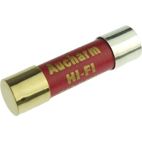 Aucharm nano RED Audio-Sicherung aus massivem Silber 5x20 mm 4 A träge