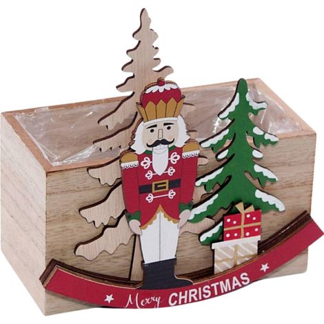 Cassetta in compensato schiaccianoci, 15x8x16 cm (kit da 3)