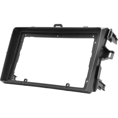 Façade d'autoradio 2DIN - - 2006-2013 - ABS - 9 pouces (22,9 cm) - Argenté/Noir (1/4)