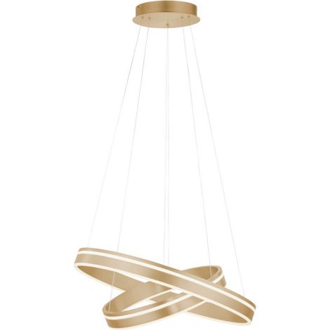 Lampe suspendue Q-Vito Ø 59cm en laiton - 8420-60 (1/3)