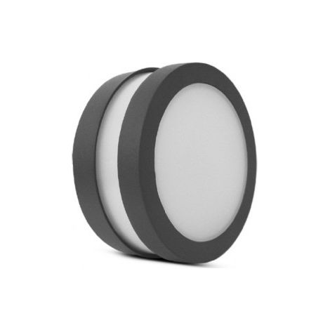 APPLIQUE MURALE GX53 GRIS ANTHRACITE IP44 (1/5)