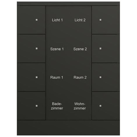 Busch-Jaeger Elément de commande 8 canaux, Busch-Tenton® (SB/U8.0.11-885), 2CKA006330A0070