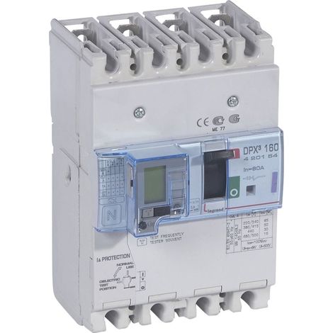 Interruttore differenziale magnetotermico DPX³ 160 4P 80A 50kA - LEG420154
