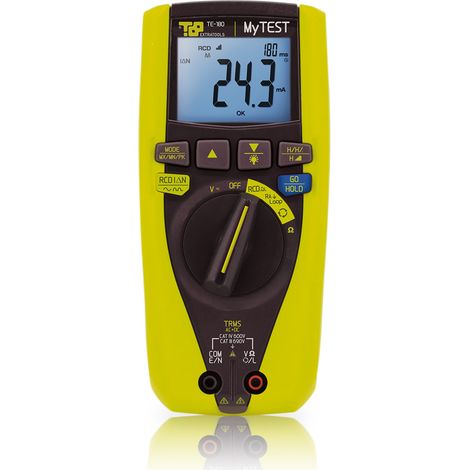 Multimetro Digitale Professionale Trms Con Certificato Di Calibrazione Incluso, Mytest, Ac/Dc 600V