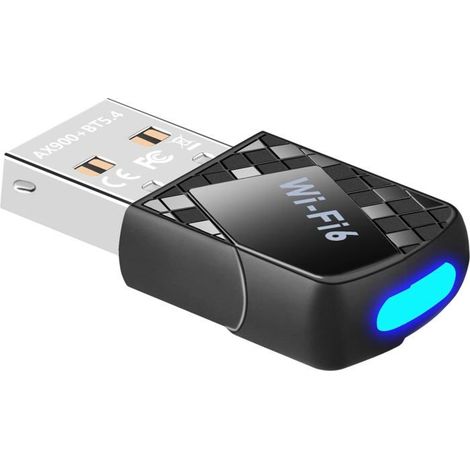 Adaptateur WiFi 6 - OTBACT - AX900Mbps - Bluetooth 5.4 - Dual-Band 2.4G/5G - Compatible Windows 11/10/7 (1/5)