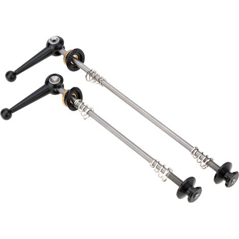 Lot de 2 axes de roue ultralégers en titane à dégagement rapide Lixada pour VTT et vélo de route (1/4)