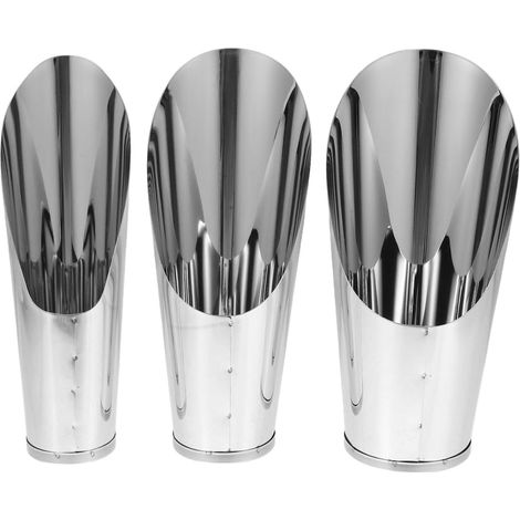 3 Pièces - Pelle à Terre - Outil de Jardinage - Acier Inoxydable - Pour Bonsaï et Plantes d'intérieur - Argent - 3 Tailles (1/5)