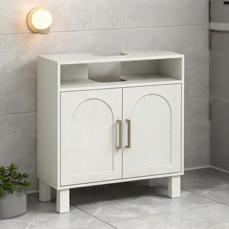 Meuble de salle de bain en melamina de Madeira 60 x 30 x 63 cm (1/5)