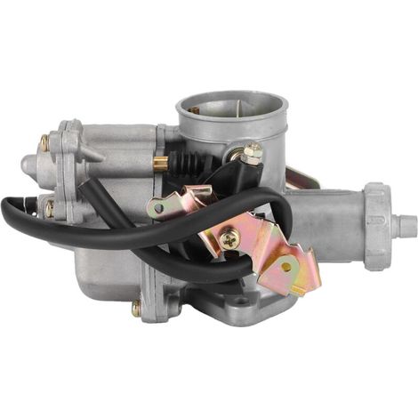 Aluminiumvergaser für Motorrad, ATV, Roller, UTV, Go-Kart 125–300 cm³ – Silber, 30 mm Durchmesser (1/5)