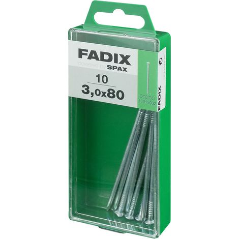 Caja con 10 unidades de clavos CP acero Ø3.0x80mm (1/2)