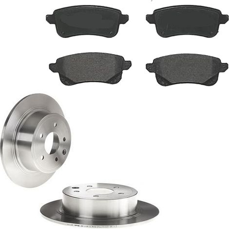KIT FRENI POSTERIORI compatibile con NISSAN JUKE (F16) - DISCHI + PASTIGLIE OEM: P 68 064 / 6110442 /SOSTITUZIONE DIRETTA/BASSA POLVERE/SILENZIOSO (1/5)