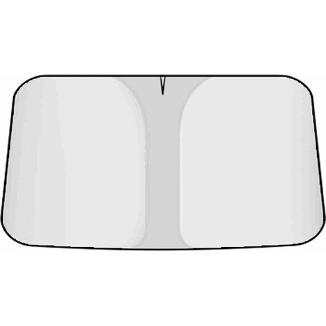 Pare-soleil de pare-brise de voiture, bloqueur pliable en argent titane réfléchissant la chaleur et les rayons UV, accessoires d'intérieur de protection automobile pour SUV berlines (argent titane, S) (1/5)