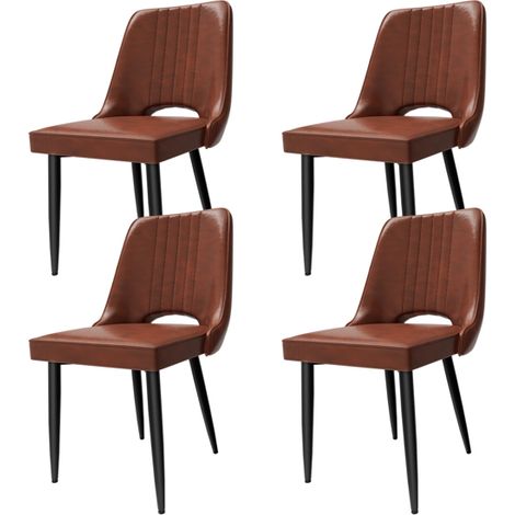 Ergonomic Dining Chair with Adjustable Height,Comfortable Sponge Padding,Stylish Design,Durable Metal Legs,Ideal for Modern Decor