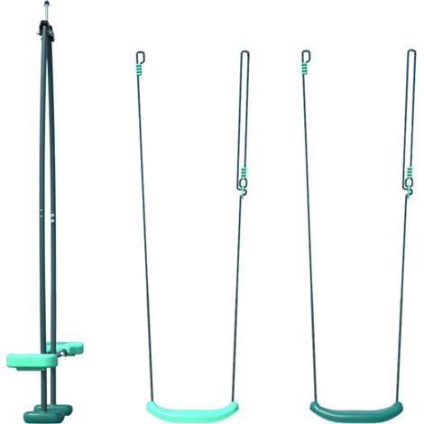 Pack 3 accessoires 2 balançoires et 1 face à face pour portique H222 cm