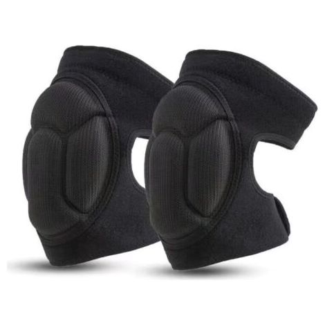 1 Paire de Genouillères de Travail, Genouillères de Jardin de Protection Noires Genouillères Antidérapantes, Anti-Collision, Genouillères de Jardin Multifonctionnelles - Noir (1/4)