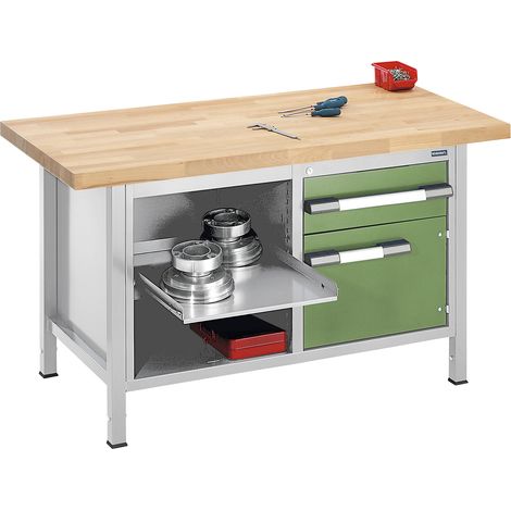 eurokraft pro, Établi réglable en hauteur, sur piétement, 1 (1/2)