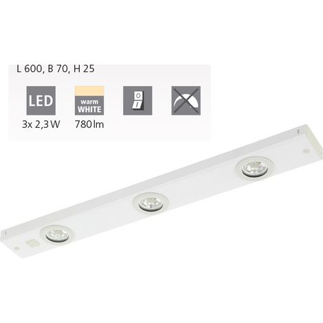 Eglo Kob - Faretto da incasso a LED sotto il mobile bianco (1/5)