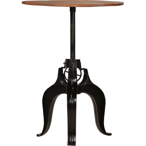 Maison Exclusive - Tavolo da Bar in Legno Massello di Recupero 75x(76-110) cm