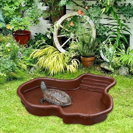 Bac de Bain pour Reptiles, Grand Bol d'eau pour Reptiles 31 25 5cm, Grande Écuelle à Eau pour Reptiles, Bassin de Bain pour Reptiles pour Tortues, Dragons Barbus, Lézards et Geckos