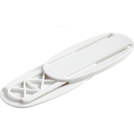 Support de fixation pour multiprise, sans perçage, en ABS auto-adhésif, crochet de fixation pour prise murale (1/5)